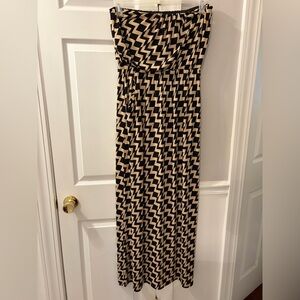 Trixxi Strapless Geometric Dress